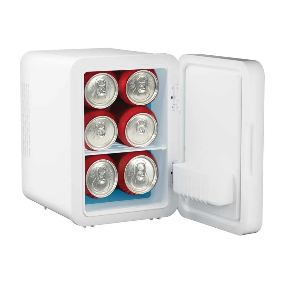 Minilodówka na kosmetyki Elle Home, z lusterkiem LED, 4 l, biała