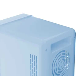 Minilodówka na kosmetyki Elle Home, z lusterkiem LED, 4 l, niebieska