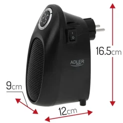 Mini termowentylator Adler AD 7726 Easy Heater, ceramiczny