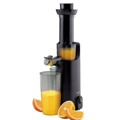 Miniwyciskarka wolnoobrotowa Hoffen, 120 W, 2 x 500 ml, czarna