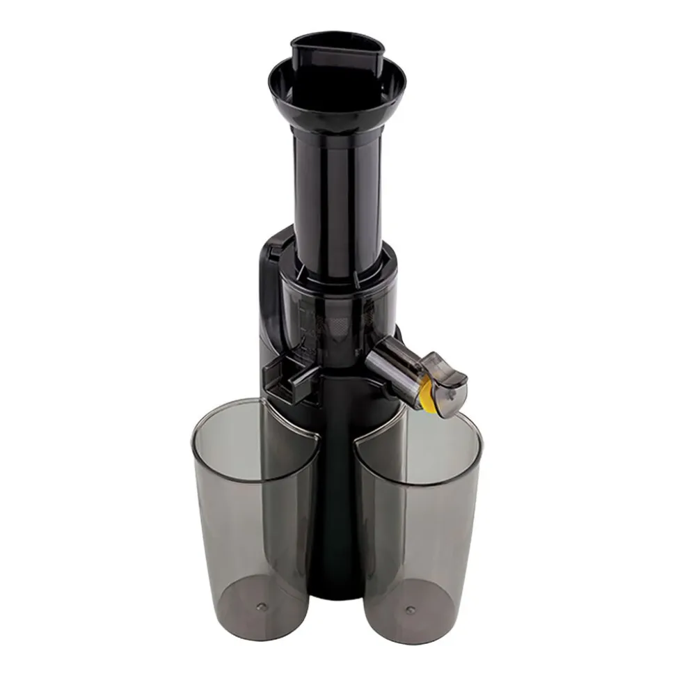 Miniwyciskarka wolnoobrotowa Hoffen, 120 W, 2 x 500 ml, czarna