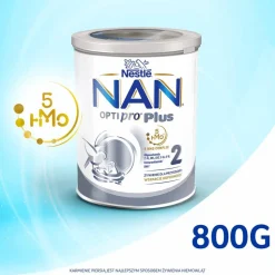 Mleko następne NAN Oprtipro Plus 2 HMO, po 6. miesiącu, 800 g