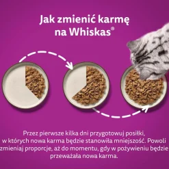 Mokra karma dla kociąt Whiskas Junior Drobiowa uczta, w galaretce, 40 x 85 g