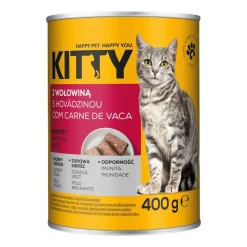 Mokra karma dla kotów Kitty, pasztet, mix smaków, 20 x 400 g