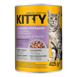Mokra karma dla kotów Kitty, puszki, mix smaków, 20 x 415 g