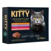 Mokra karma dla kotów Kitty, saszetki, mix smaków, 48 x 85 g