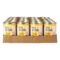 Mokra karma dla kotów Maxi Natural, kurczak z indykiem, 24 x 400 g