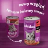 Mokra karma Whiskas, dla dorosłych kotów, z wołowiną, 24 x 400 g
