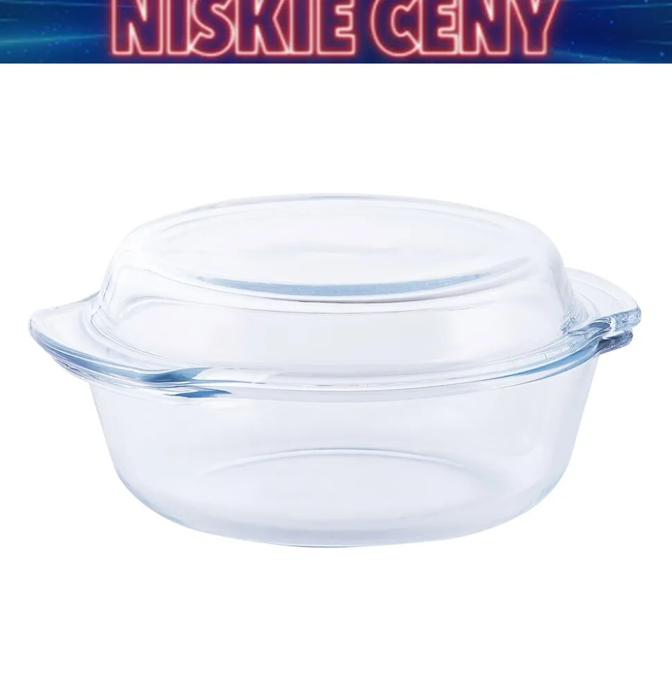 Naczynie żaroodporne okrągłe z pokrywką CLASSIC, 1,0 l