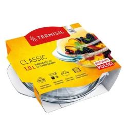 Naczynie żaroodporne okrągłe z pokrywką CLASSIC, 1,0 l