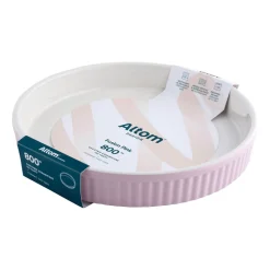 Naczynie ceramiczne do tarty Altom Design Fusion Pink, 800 ml