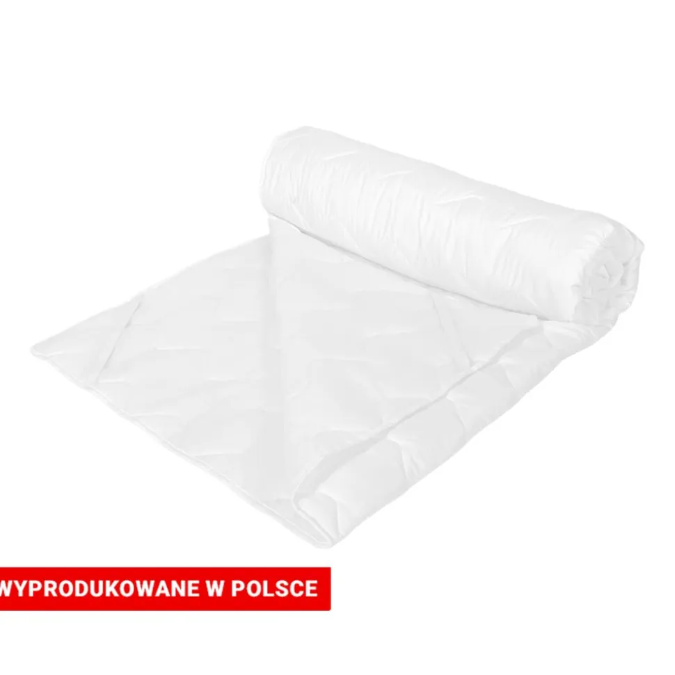 Nakładka na materac 160 x 200 cm Wendre Cotton Percale, biała