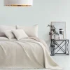 Narzuta na łóżko dwustronna 220 x 240 cm Restilo Softa, beżowa