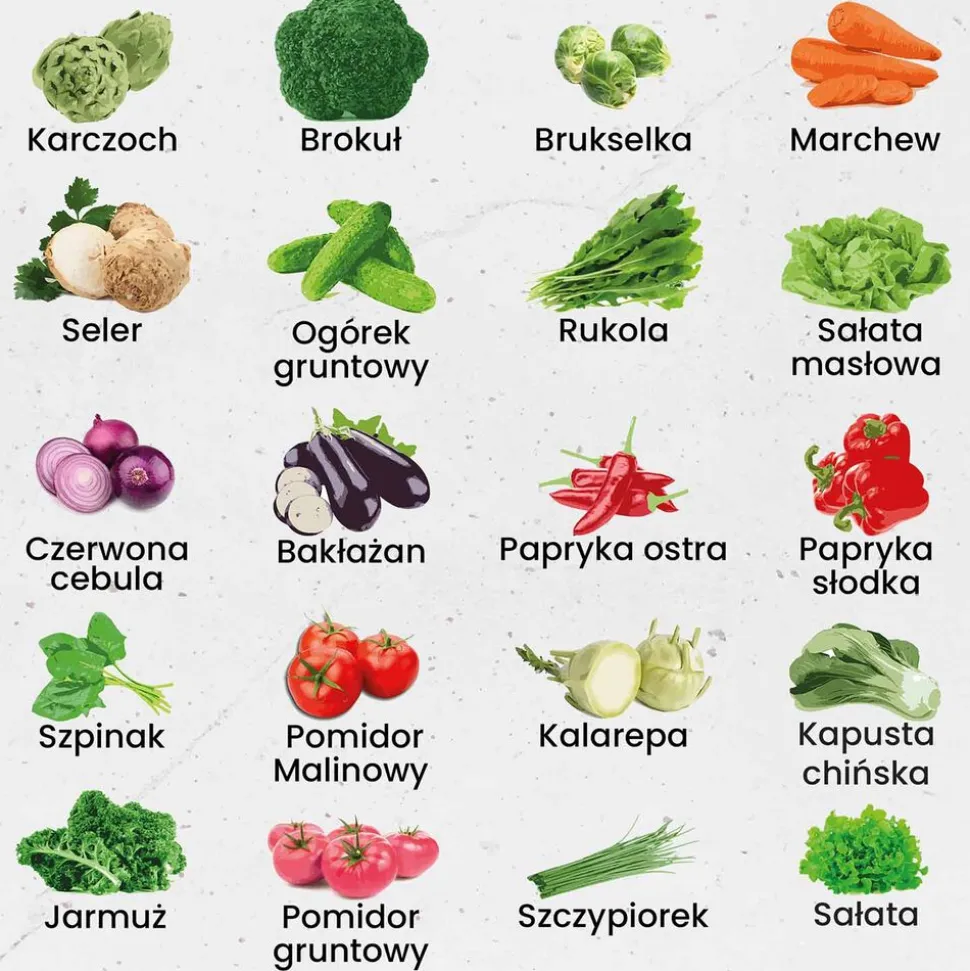 Nasiona warzyw ogrodowych Green Harvest Eksplozja Smaków, 20 saszetek