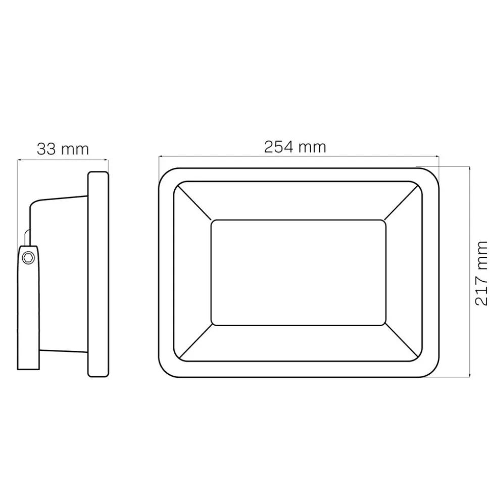 Naświetlacz LED Sanico SMD, 100 W, 6500K