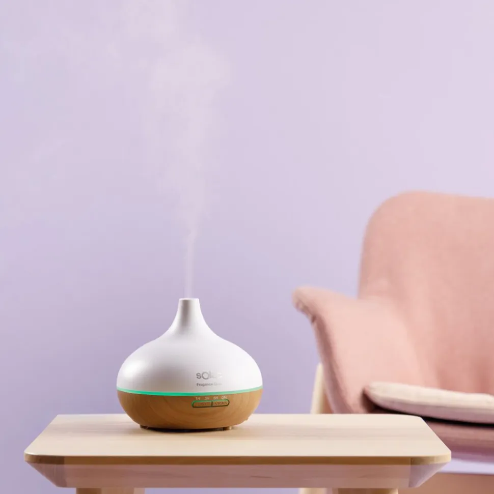 Nawilżacz powietrza Solac HU1053, z funkcją aromaterapii, imitacja drewna