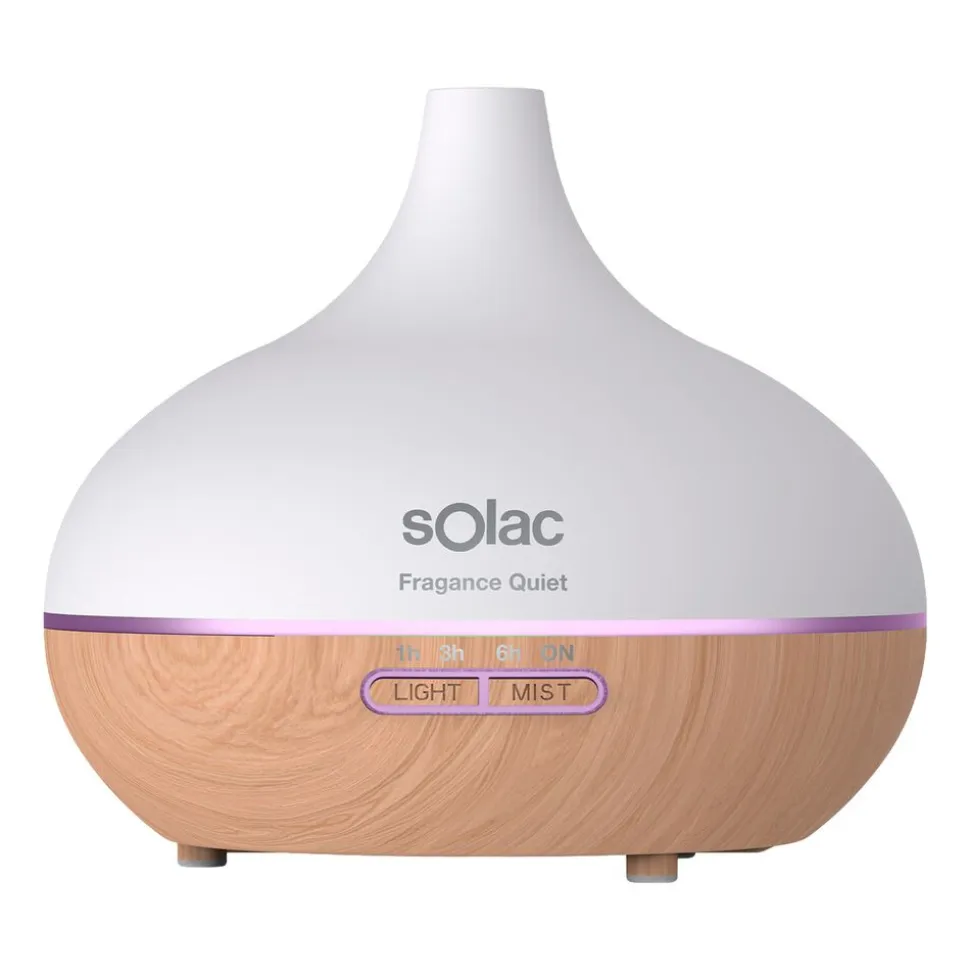 Nawilżacz powietrza Solac HU1053, z funkcją aromaterapii, imitacja drewna