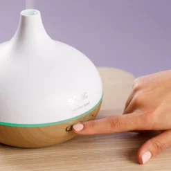 Nawilżacz powietrza Solac HU1053, z funkcją aromaterapii, imitacja drewna