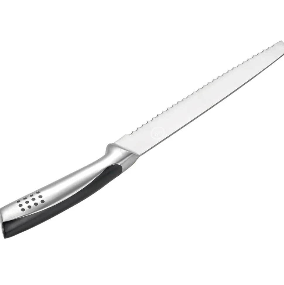 Nóż do krojenia chleba 8” MG Home Professional, stal nierdzewna, srebrny
