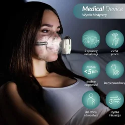 Nebulizator ultradźwiękowy Neno Atemo, bezprzewodowy