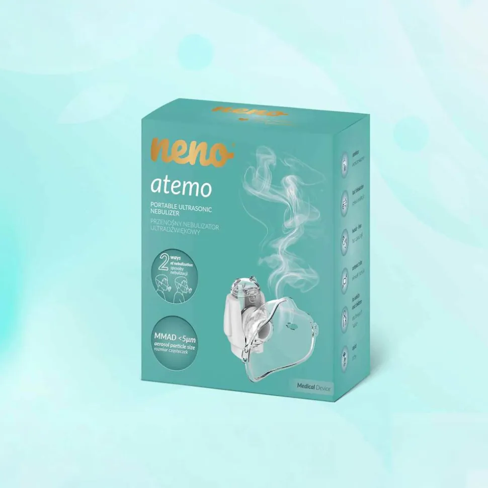Nebulizator ultradźwiękowy Neno Atemo, bezprzewodowy