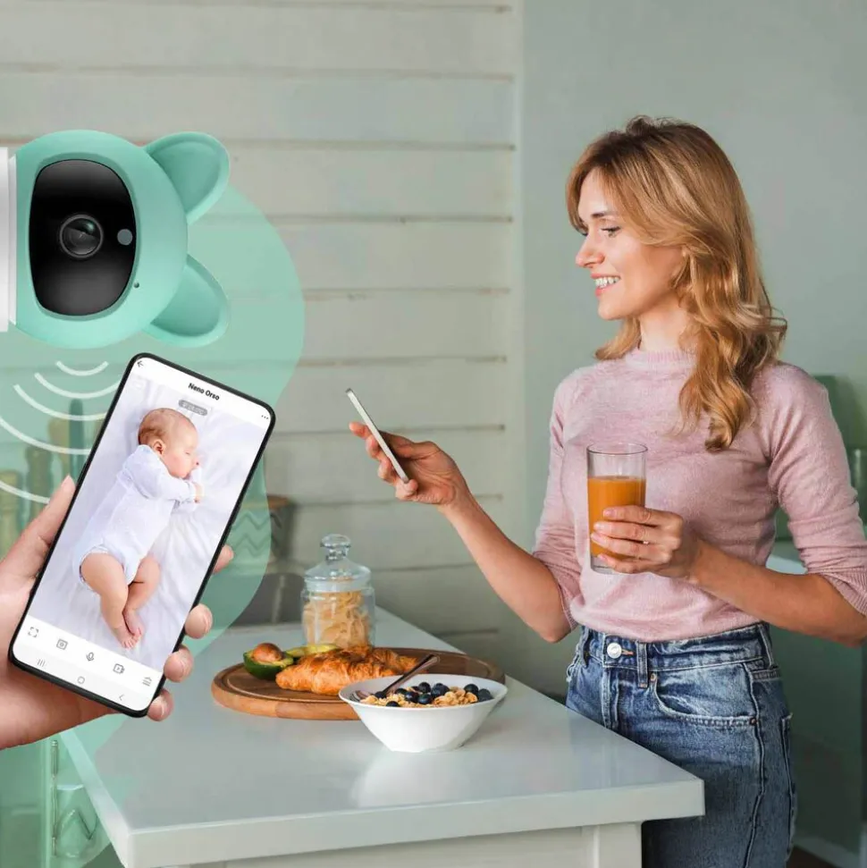 Niania elektroniczna IP Neno Orso, Wi-Fi, bezprzewodowa