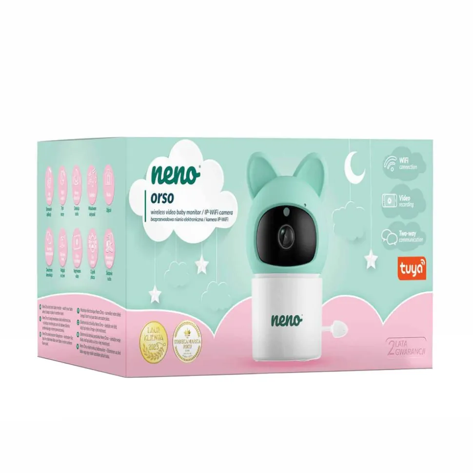 Niania elektroniczna IP Neno Orso, Wi-Fi, bezprzewodowa