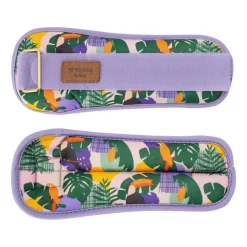 Obciążniki na kostki i nadgarstki Spokey Home Jungle Form, 2 x 0,5 kg, fioletowe