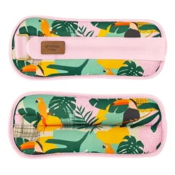 Obciążniki na kostki i nadgarstki Spokey Home Jungle Form, 2 x 1,5 kg, różowe