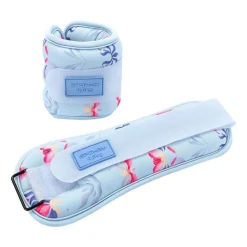 Obciążniki na kostki i nadgarstki Spokey The Bloom Form, 2 x 0,5 kg, niebieskie