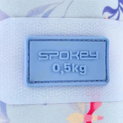 Obciążniki na kostki i nadgarstki Spokey The Bloom Form, 2 x 0,5 kg, niebieskie