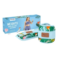 Obciążniki na kostki i nadgarstki Spokey Home Jungle Form, 2 x 1 kg, niebieskie