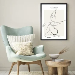 Obraz w ramie, 50 x 70 cm, Line Art 1