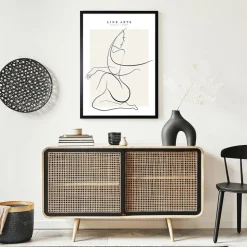 Obraz w ramie, 50 x 70 cm, Line Art 1