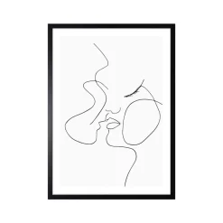Obraz w ramie, 50 x 70 cm, Line Art 2