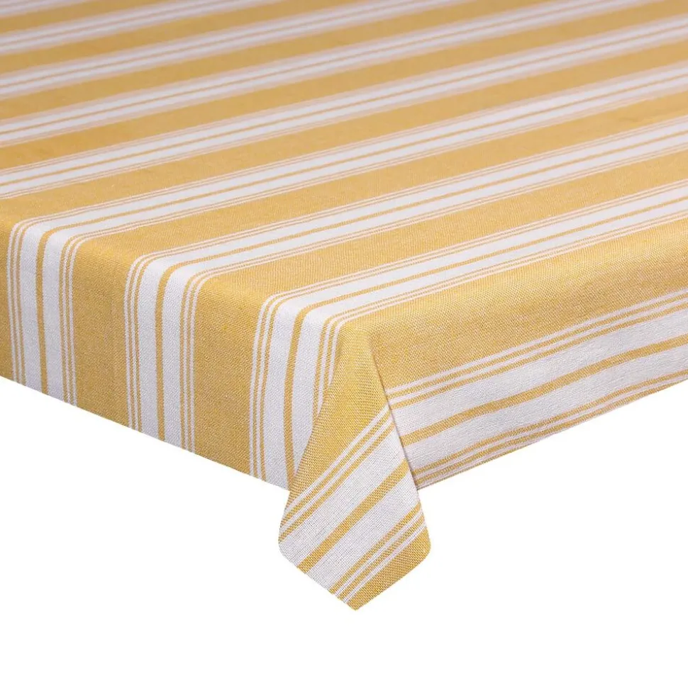 Obrus 140 x 180 cm Tognana Giallo, biało-żółty