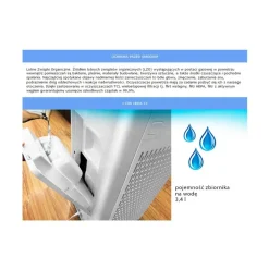 Oczyszczacz powietrza TCL KJ866F H13, 2w1 oczyszczacz z nawilżaczem