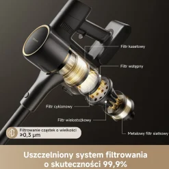 Odkurzacz pionowy Dreame V11 Essential, bezprzewodowy, 20 kPa, z akcesoriami