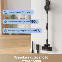 Odkurzacz pionowy Mova J10, bezprzewodowy, 150 W