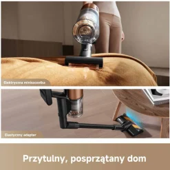 Odkurzacz pionowy Z20 Station, 26 kPa, ze stacją i funkcją samoopróżniania, szary