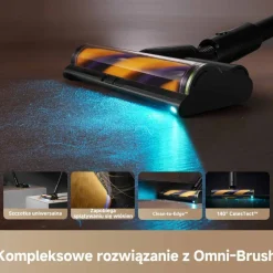 Odkurzacz pionowy Z20 Station, 26 kPa, ze stacją i funkcją samoopróżniania, szary