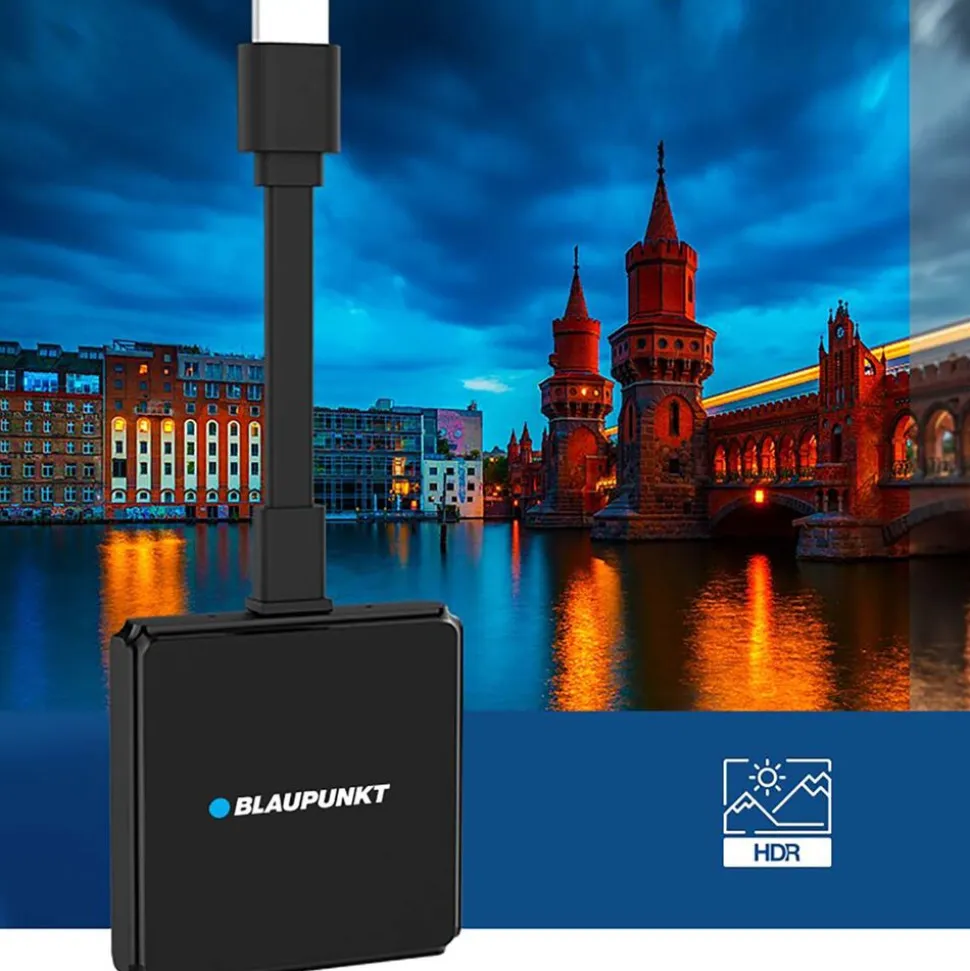 Odtwarzacz multimedialny Blaupunkt A-Stream, Android TV Stick, 4K, 8 GB