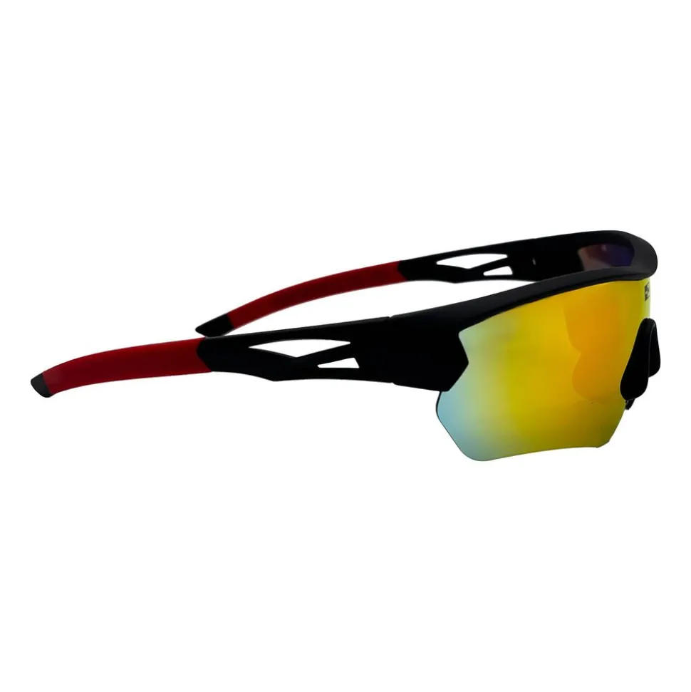 Okulary przeciwsłoneczne sportowe UV400 HiMountain, czarno-pomarańczowe