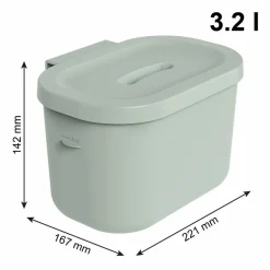 Organizer na przewijak Rotho Kayo, 3,2 l, szałwiowy