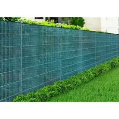 Osłona na ogrodzenie Gardenic, 1,5 x 10 m, HDPE, zielona