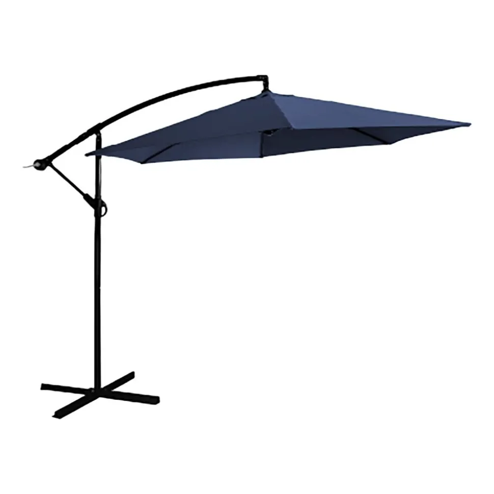 Parasol ogrodowy Jumi składany, na wysięgniku, niebieski