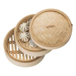 Parowar bambusowy Tadar, 20 cm, 2 poziomy