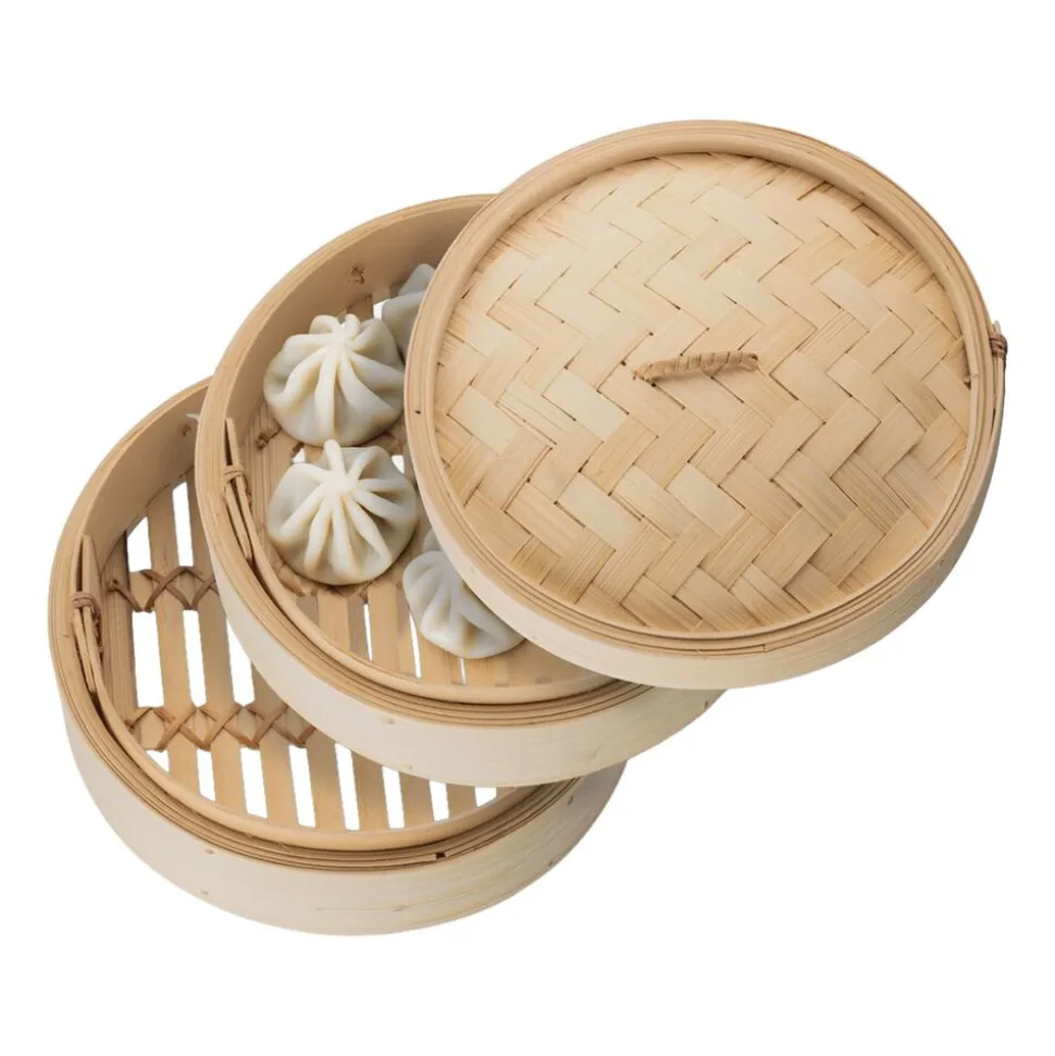 Parowar bambusowy Tadar, 20 cm, 2 poziomy