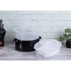 Parowar Black Rose, 6 L, 2 pojemniki