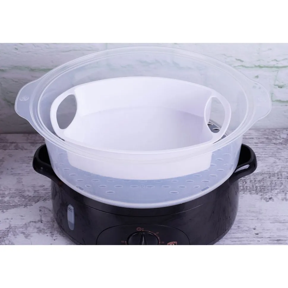 Parowar Black Rose, 6 L, 2 pojemniki